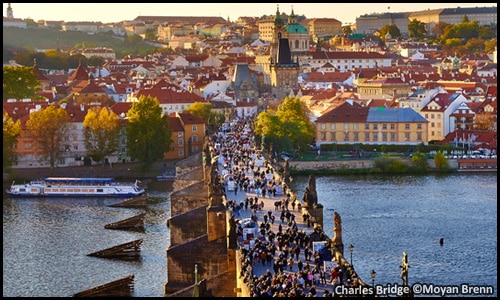 Free Little Quarter Walking Tour Map Prague - Charles Bridge Mala Strana