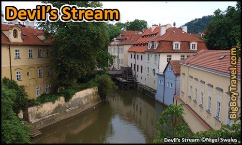 Free Little Quarter Walking Tour Map Prague - 7 Devils Stream Kampa Island Mala Strana