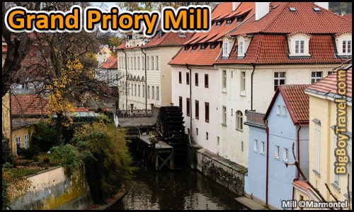 Free Little Quarter Walking Tour Map Prague Castle - Lesser Town Kampa Island Grand Priory Mill