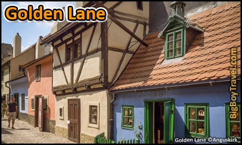 Free Little Quarter Walking Tour Map Prague Castle - Lesser Town Golden Lane