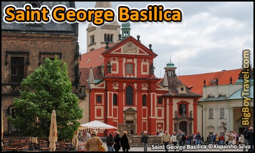 Free Little Quarter Walking Tour Map Prague Castle - Lesser Town Saint George Basilica