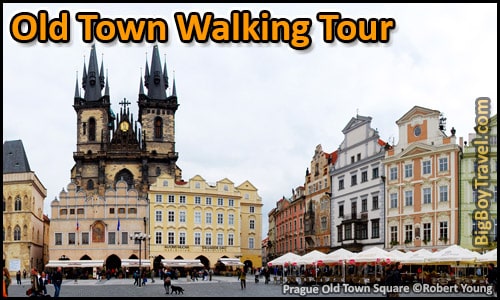 Free Little Quarter Walking Tour Map Prague Old Town