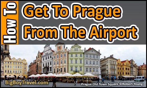 Best Way To Get To Prague From The Airport by bus train subway or taxi