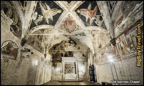 Free Siena Walking Tour Map Self Guided - Santa Maria della Scala Chapel