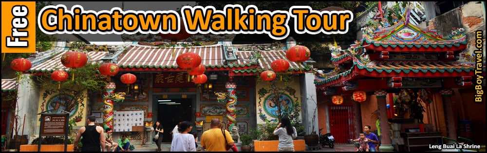 Bangkok Thailand Free Chinatown Walking Tour Map - Yaowarat