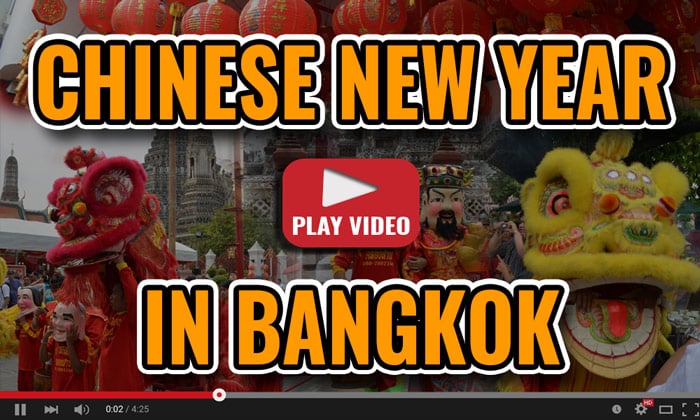 Chinese New Year In Bangkok Thailand (Click To Play Video)