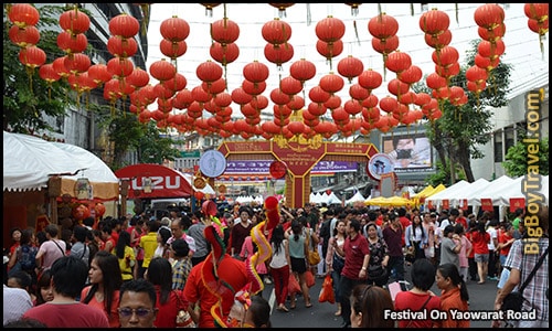 Chinese New Year In Bangkok Thailand Event schedule - Festival on Yaowarat road