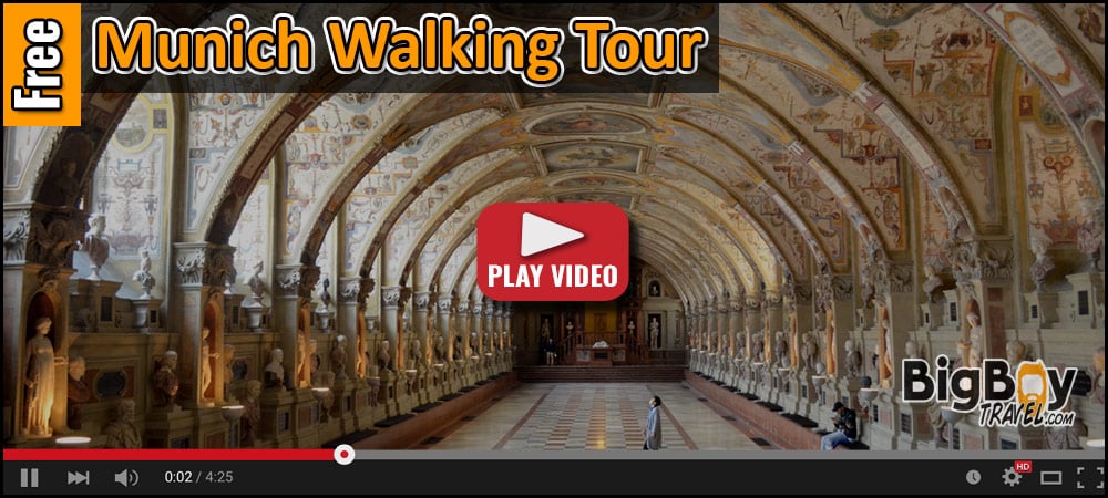 Old Town Munich Free Walking Tour Map