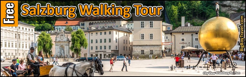 Free Salzburg Walking Tour Map - Old Town