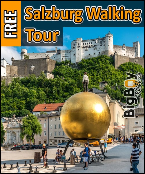 Free Salzburg Walking Tour Map - Old Town