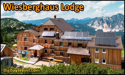 dachstein ice caves tour hallstatt - Wiesberghaus Lodge alpine hut hotel
