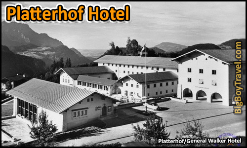 Hitlers Eagles Nest Tour In Berchtesgaden WW2 World War Two Third Reich tour nazi sites Platterhof Hotel Geneal Walker
