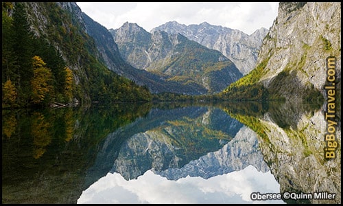 Kings Lake Ferry Tour In Berchtesgaden Konigssee Tour - Upper Lake Obersee Reflection