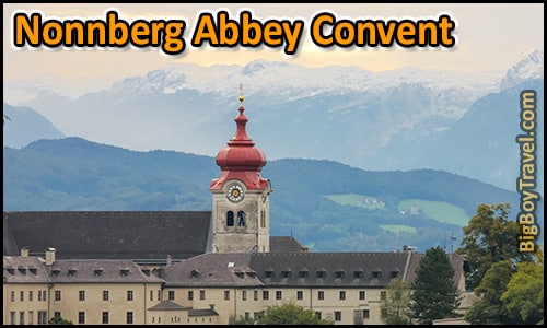 Salzburg Sound of Music Movie Tour Film locations Tour Map - Nonnberg Abbey Convent Maria