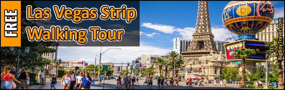 Free Las Vegas Strip Walking Tour Map Casino Guide