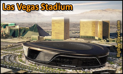 Free Las Vegas Strip Walking Tour Map Casino Guide - las vegas stadium nfl raiders football