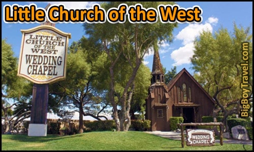 Free Las Vegas Strip Walking Tour Map Casino Guide - little chapel of the west wedding elvis
