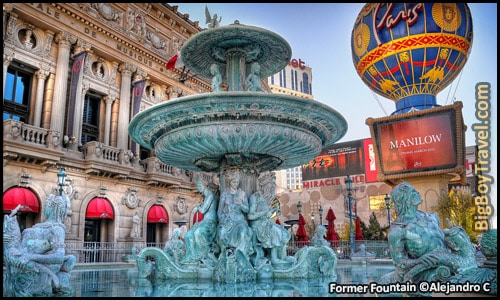 Free Las Vegas Strip Walking Tour Map Casino Guide - Paris Casino Hotel