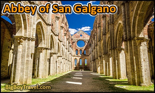 Top day trips from Siena Italy best side trips without a car - Abbey of San Galgano Ruins Sword In The Stone