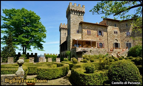 Top day trips from Siena Italy best side trips without a car - Chianti Wineries Castles Brolio Vineyards Castello di Panzano