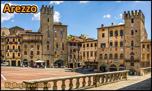 Top day trips from Siena Italy best side trips without a car - Arezzo Medieval Village