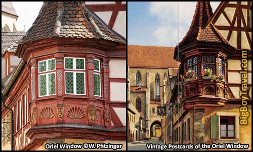 Free Rothenburg Walking Tour Map Old Town Guide Medieval City Center - Klostergarten Feuerlein Oriel Window corner balcony