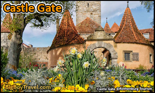 Free Rothenburg Walking Tour Map Old Town Guide Medieval City Center - Imperial Castle Gate Tower