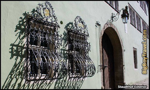 Free Rothenburg Walking Tour Map Old Town Guide Medieval City Center - Staudt House & Courtyard Staudthof Horse Carriage Doorbell Chimes