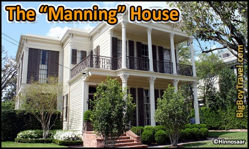 FREE New Orleans Garden District Walking Tour Map Mansions - Archie Manning House Peyton Eli 1420 First Street