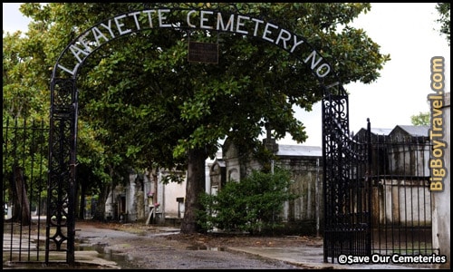 FREE New Orleans Garden District Walking Tour Map Mansions - Lafayette Cemetery #1 Tour