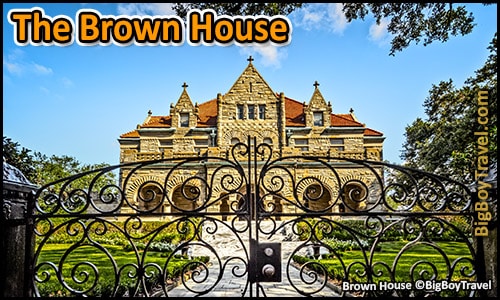 FREE New Orleans Garden District Walking Tour Map Mansions - The Brown House Stone Mansion Largest Saint Charles Avenue