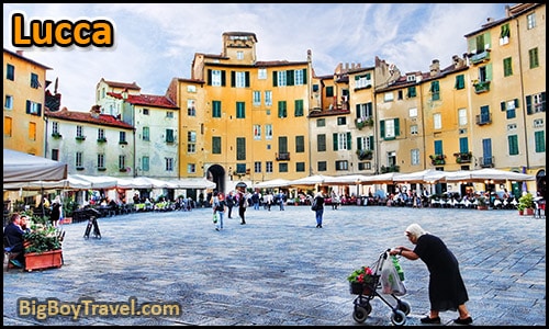 Top day trips from Florence Italy best side trips without a car - Lucca Main Square