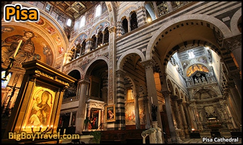 Top day trips from Florence Italy best side trips without a car - Pisa Duomo Cathedral Inside