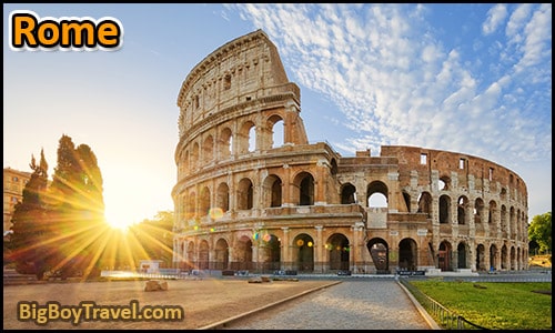 Top day trips from Florence Italy best side trips without a car - rome colosseum