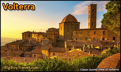 Top day trips from Florence Italy best side trips without a car - Volterra Twilight Town Etruscan Village