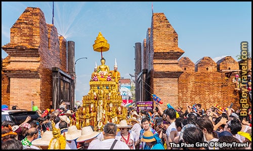 Free Chiang Mai Walking Tour Map Old Town Temples Wat Thailand - Tha Phae Gate Medieval City Wall