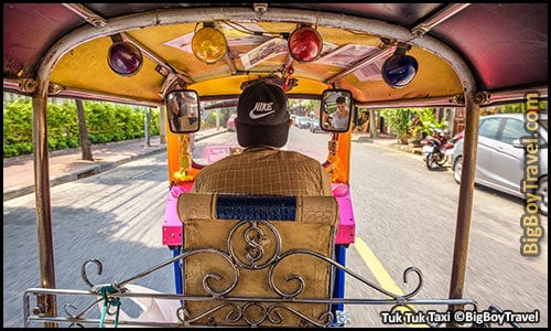 Free Chiang Mai Walking Tour Map Old Town Temples Wat Thailand - Ride In A Tuk Tuk Taxi