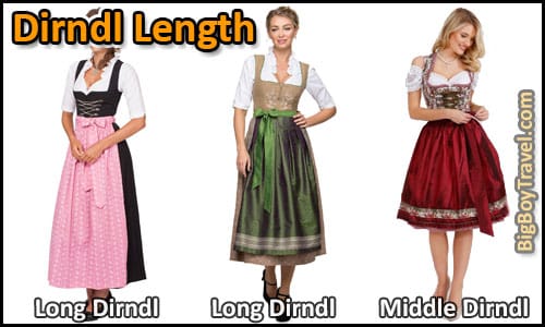 How To Dress For Oktoberfest In Munich Outfit Clothing Guide What To Wear For Oktoberfest - Women's Traditional German Drindl Length