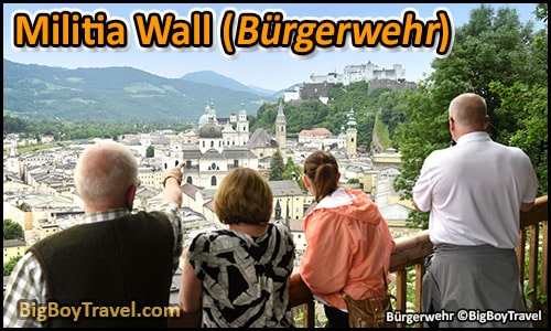 Top 10 Best Viewpoints in Salzburg Austria Most Beautiful Scenic City Views - Burgerwehr militia medievial city wall