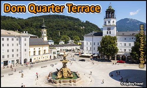 Top 10 Best Viewpoints in Salzburg Austria Most Beautiful Scenic City Views - Domgang Dom Quarter Terrace Cathedral Residenz Square