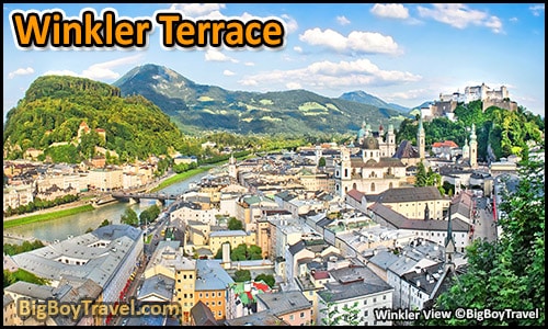 Top 10 Best Viewpoints in Salzburg Austria Most Beautiful Scenic City Views - Winkler terrace Monchsberg