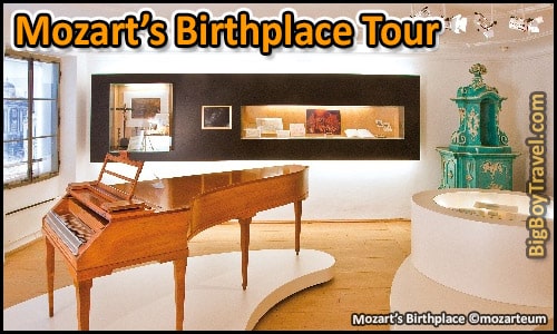 free Mozart Walking Tour In Salzburg Classical Music Locations Do It Yourself Guide - Mozart’s Birthplace House Guided Tour Geburtshaus Getreidegasse piano