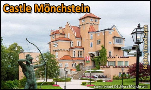 Free Salzburg Walking Tour Map - Castle Monchstein Hotel