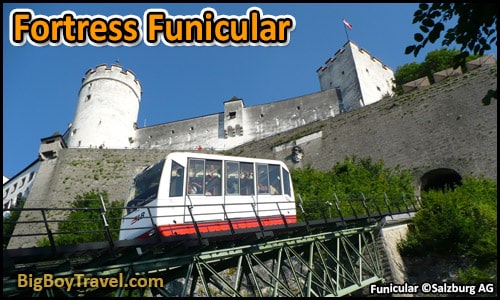 Free Salzburg Walking Tour Map - Fortress Funicular FestungsBahn