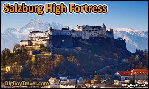 Free Salzburg Walking Tour Map -Old Town Hohensalzburg High Fortress Castle