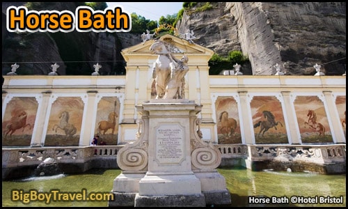 Free Salzburg Walking Tour Map - Pferdeschwemme Horse Bath Fountain