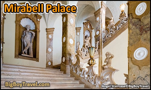 Free Salzburg Walking Tour Map Old Town - Mirabell Palace Angel Staircase