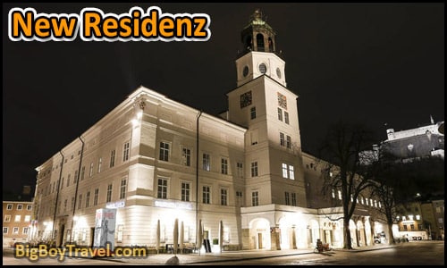 Free Salzburg Walking Tour Map Old Town - New Residenz