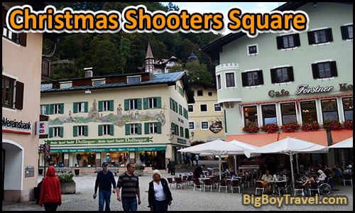Free Old Town Berchtesgaden- Walking Tour Map - Christmas Shooters Square Weihnachtsschützenplatz