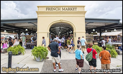 FREE New Orleans French Quarter Walking Tour Map self guided - French Market